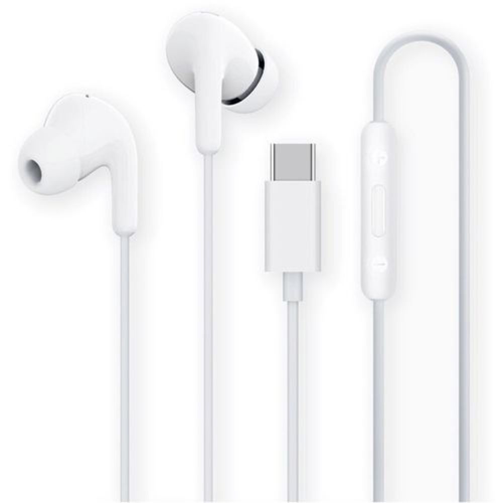 AURICULAR XIAOMI EARPHONES TYPE C WHITE