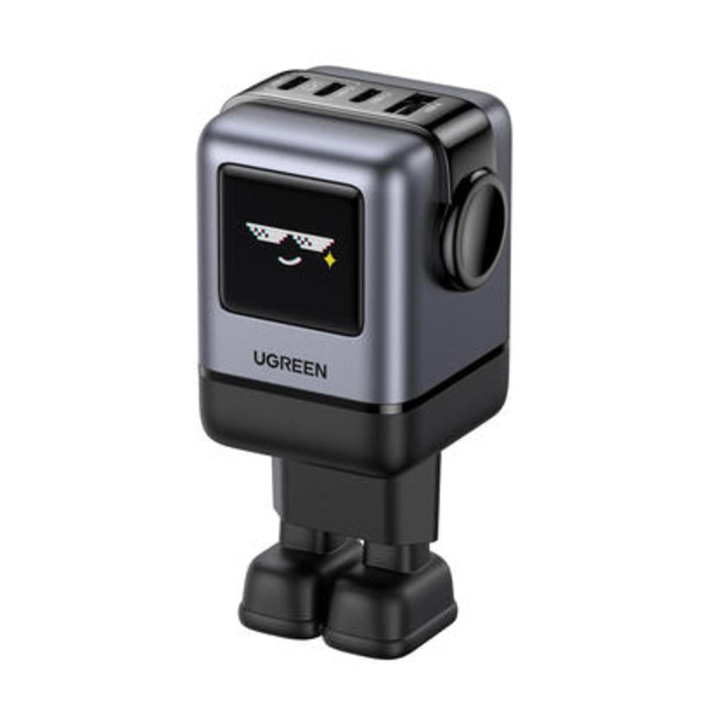 CARGADOR UGREEN ROBOT USB-A+3C 100W GREY