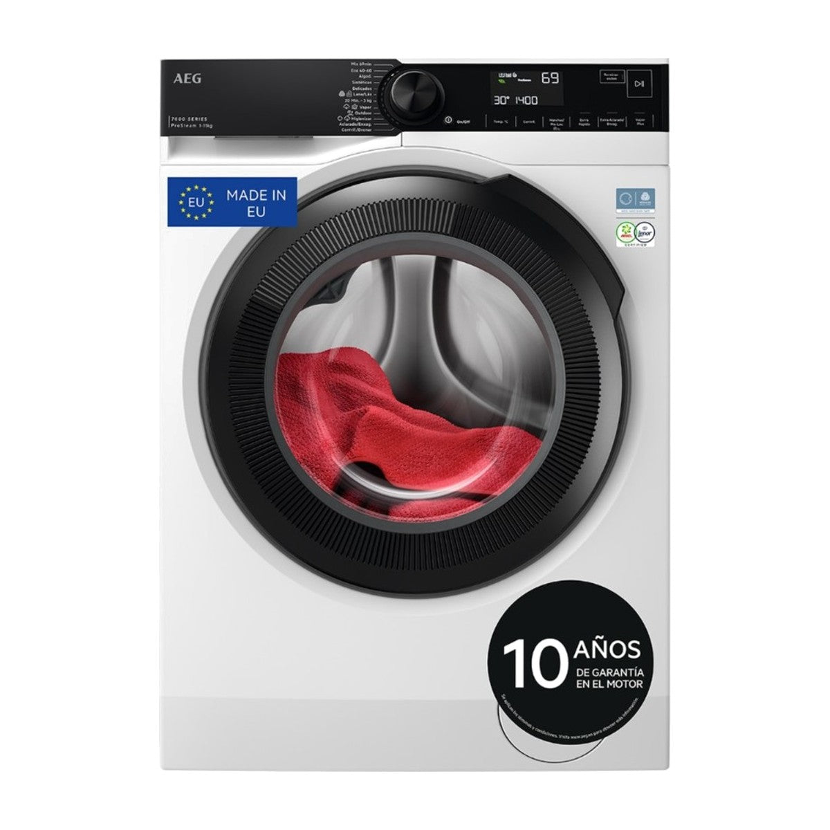 LAVADORA AEG LFSR7304L4BP A 11KG 1400RPM
