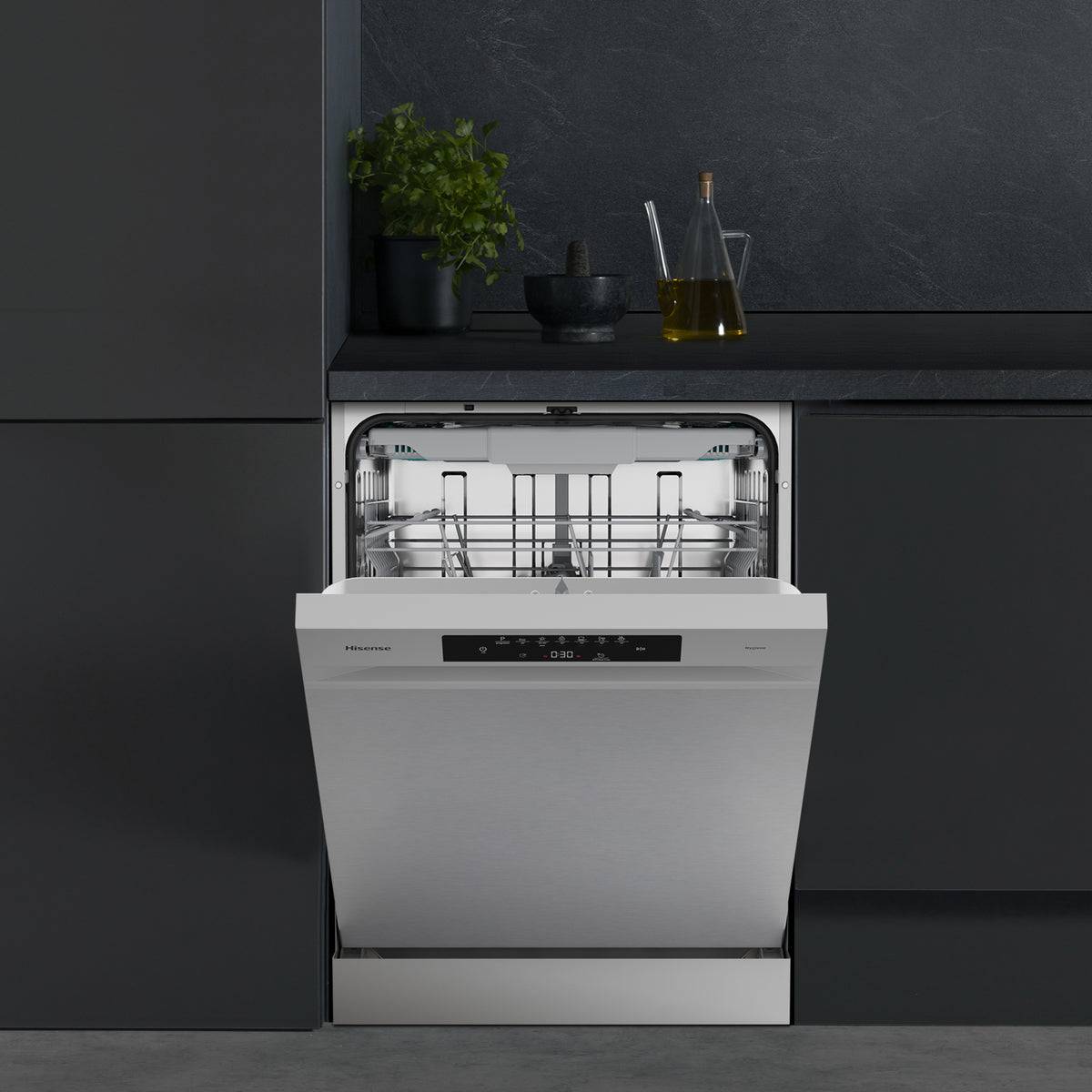 LAVAV. HISENSE HS643B90X B 15CUB INOX