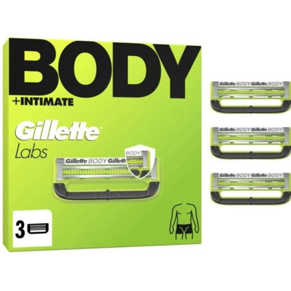 CUCHILLAS GILLETTE LABS BODY RECAMBIO 3U