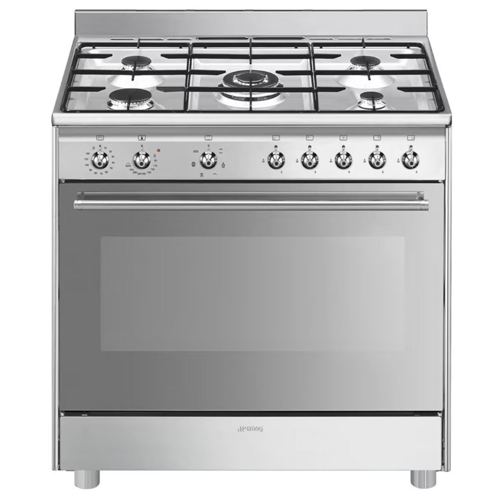 COCINA SMEG SX91GM 90CM 5GAS INOX