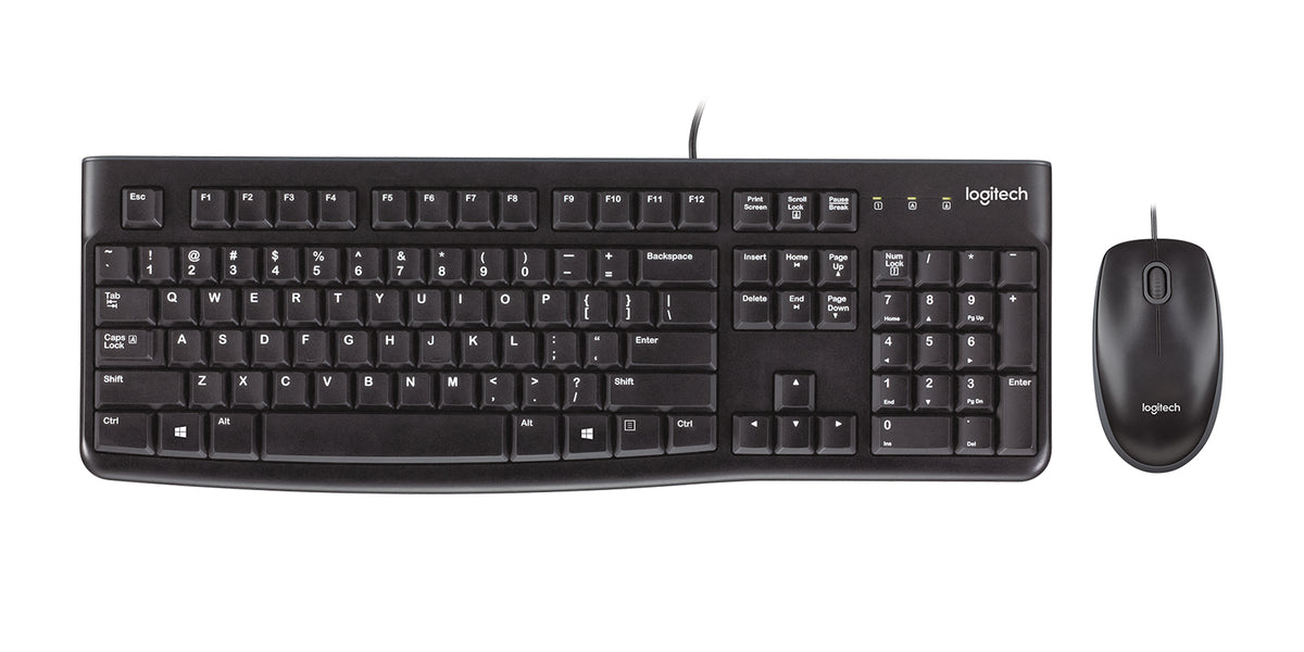 TECLADO+RATON LOGITECH MK120 USB NEGRO