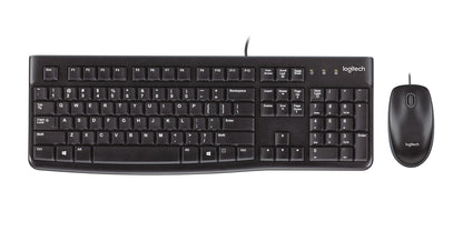 TECLADO+RATON LOGITECH MK120 USB NEGRO