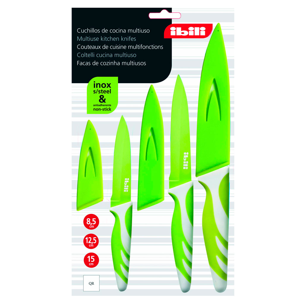 CUCHILLO IBILI 727650 VERDE 85+125+15