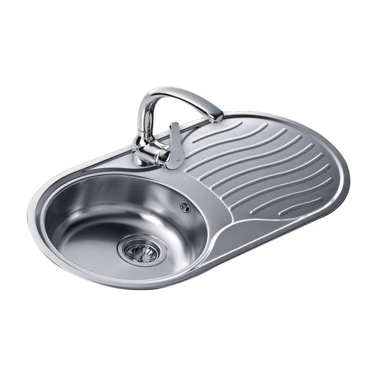 FREG TEKA DR-80 1C+1E DCHA INOX 11110005