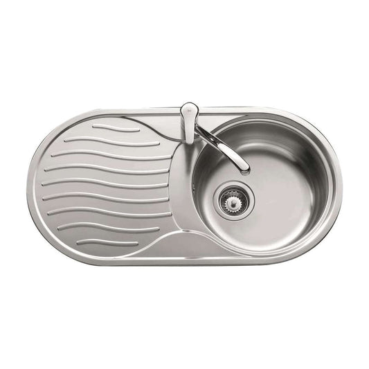 FREG TEKA DR-80 1C+1E IZQ INOX 11110009