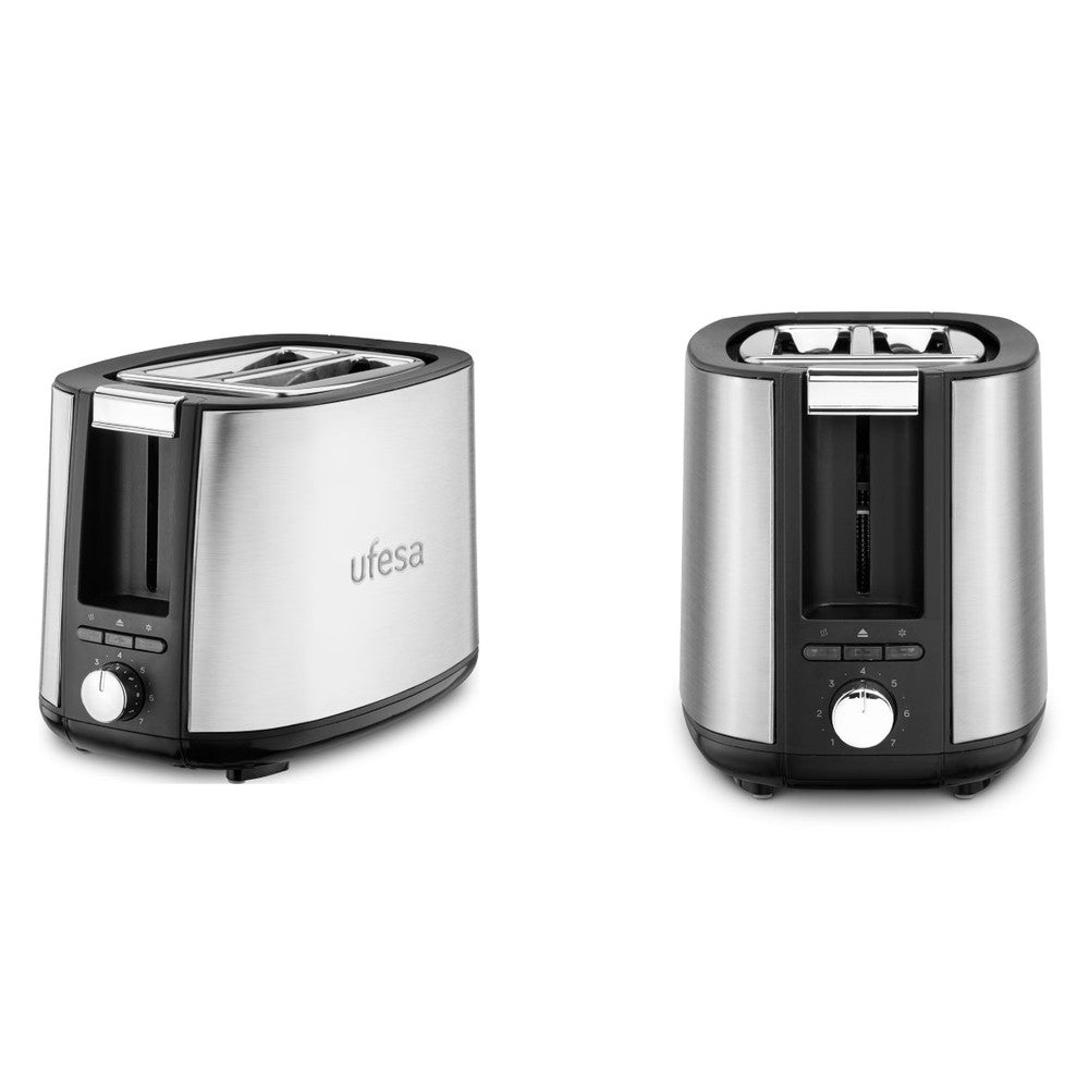 TOSTADOR UFESA SUNSET DOBLE RANURA INOX