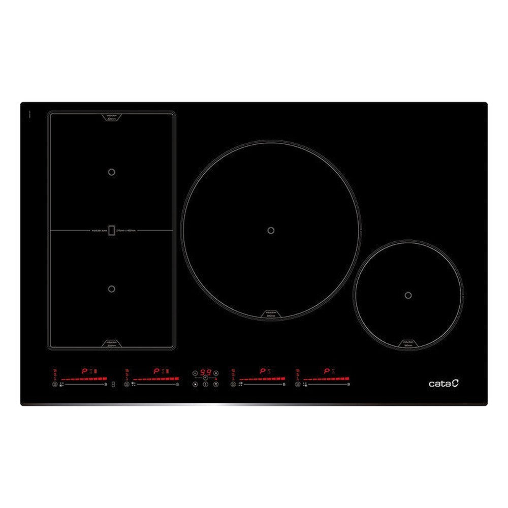 ENCIM CATA INSB 8021 BK /A 80CM 3 INDUCC