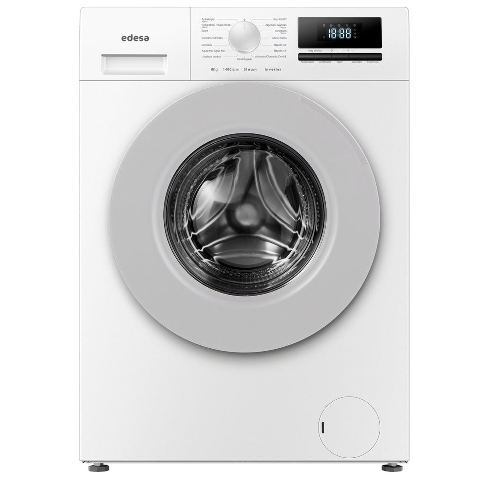 LAVADORA EDESA EWF-8404 WH A 8KG 1400RPM