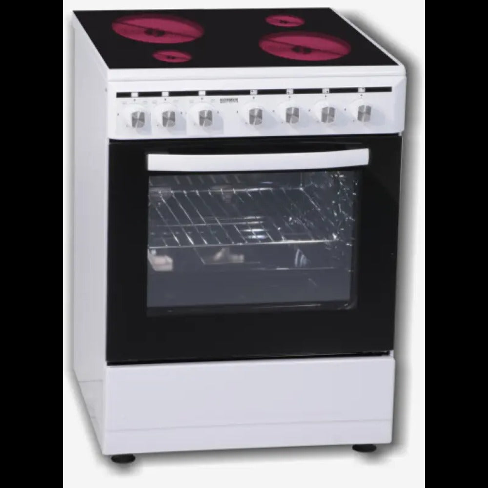 COCINA ROMMER CVH-64 4Z VITRO BLANCA