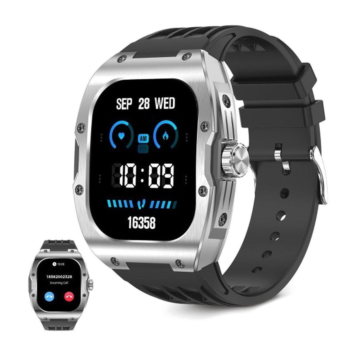 RELOJ KSIX HERO AMOLED NEGRO