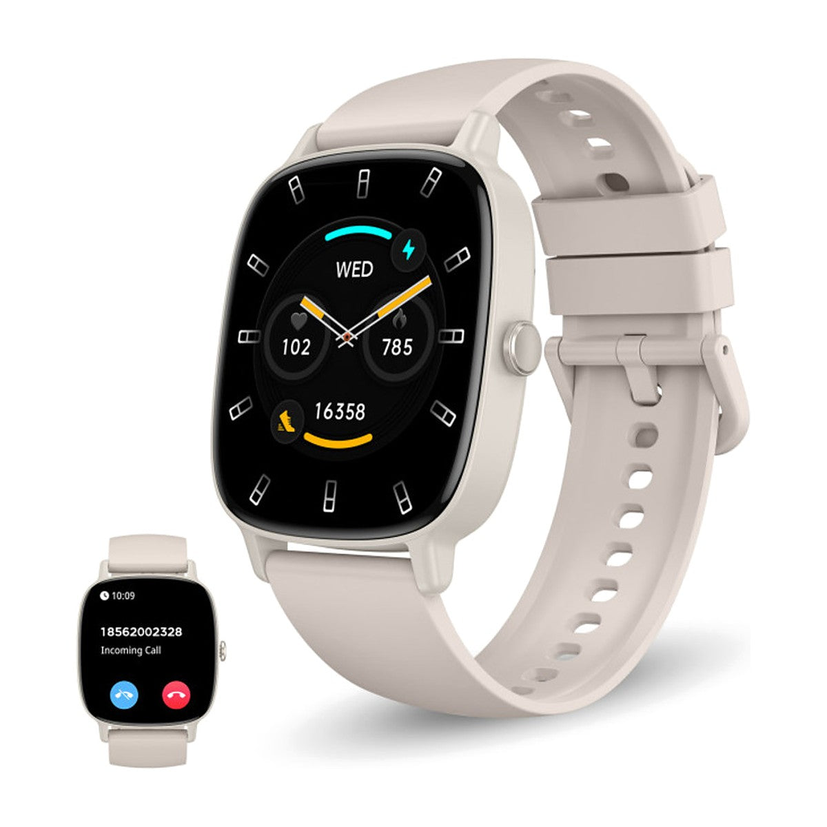 RELOJ KSIX PULSE TFT BEIGE