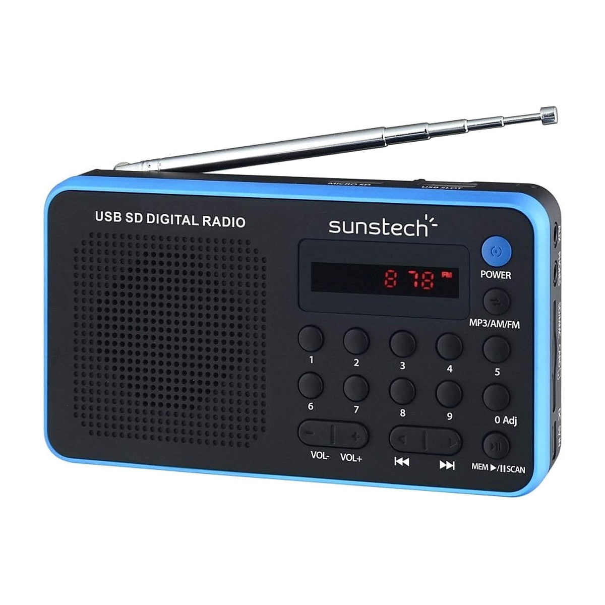 TRANSISTOR SUNSTECH RPDS32BL NEGRO/AZUL