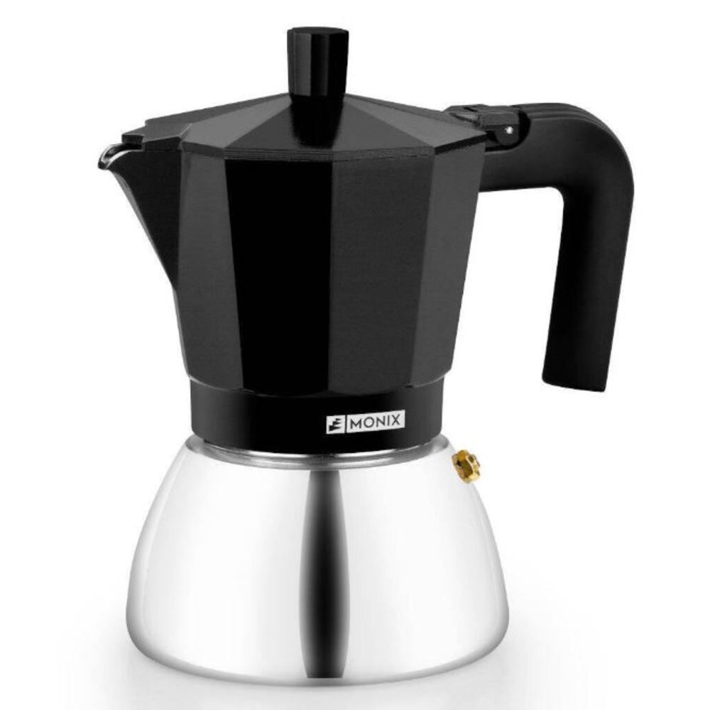 CAFETERA MONIX M863009 INOX BLACK 9T