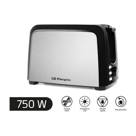 TOSTADOR ORBEGOZO TO3060 750W INOX