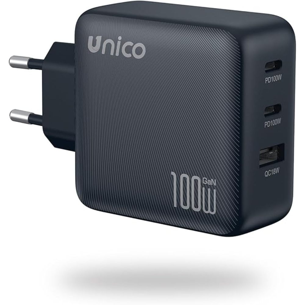 CARGADOR UNICO HC6135 PD100W GAN 2 USB C