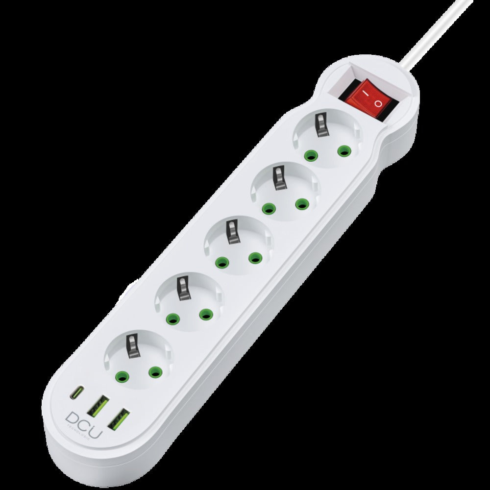 REGLETA DCU 37400105 5 TOMAS + 3 USB