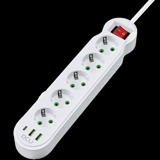 REGLETA DCU 37400105 5 TOMAS + 3 USB