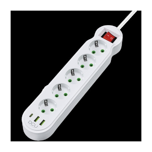 REGLETA DCU 37400105 5 TOMAS + 3 USB