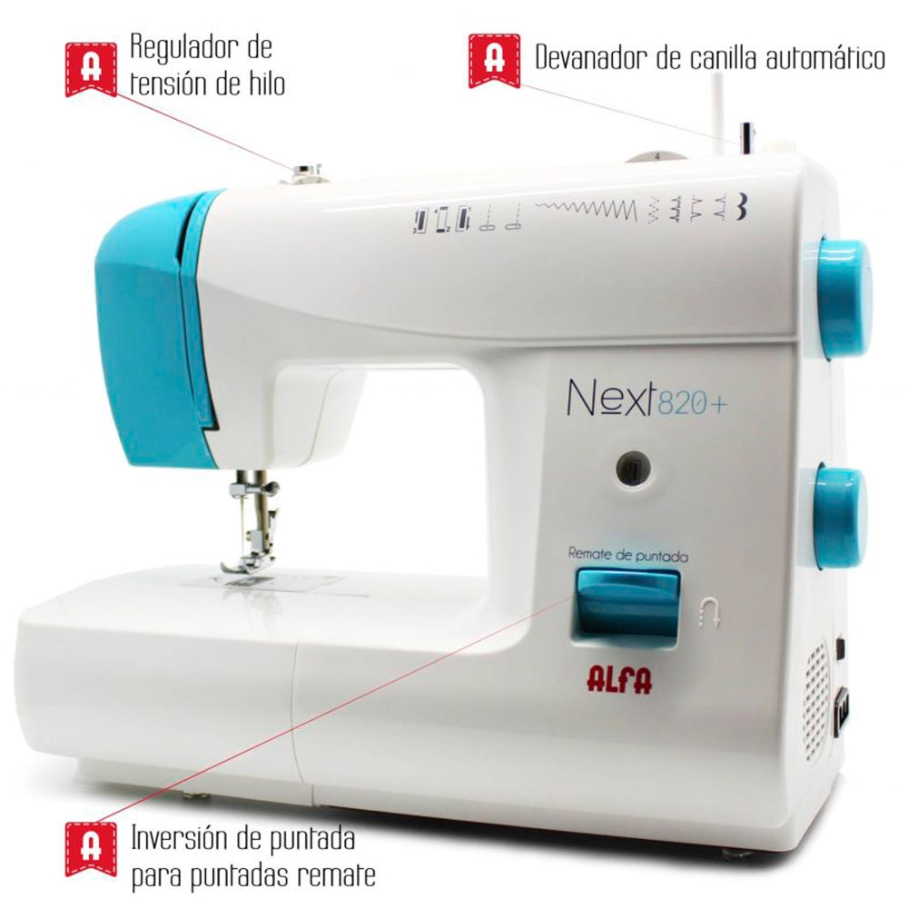 MAQUINA COSER ALFA 820 +