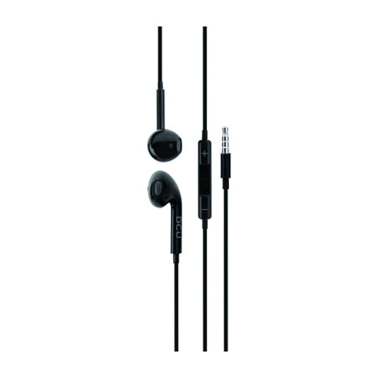 AURICULARES DCU 34151001 NEGRO BOTON