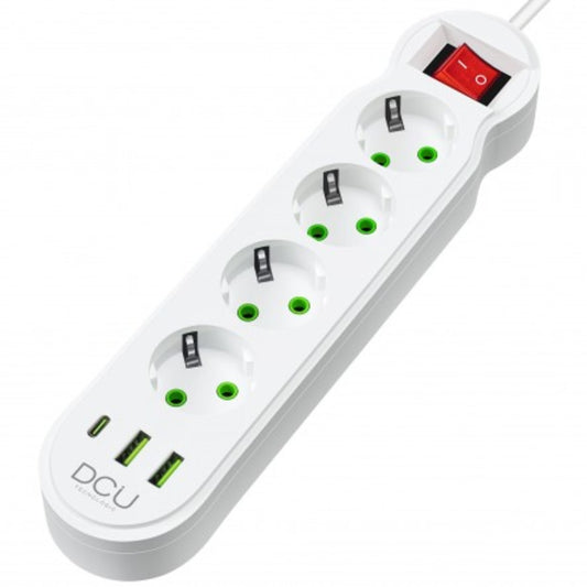 REGLETA DCU 37400104 4 TOMAS + 3 USB