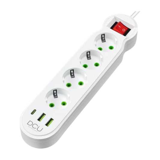 REGLETA DCU 37400104 4 TOMAS + 3 USB