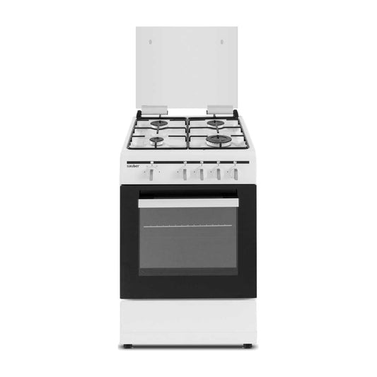 COCINA SAUBER SCW41GB 4GAS BLANCA 50X55
