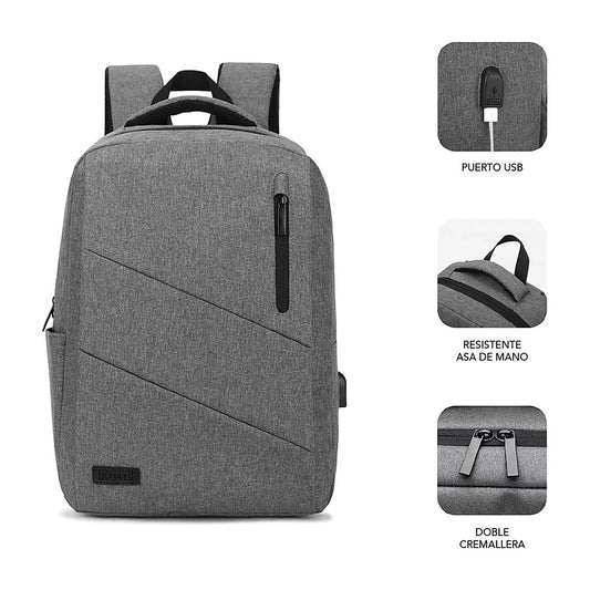 MALETIN SUBBLIM SUBBP-2BL2000 GREY 15,6"