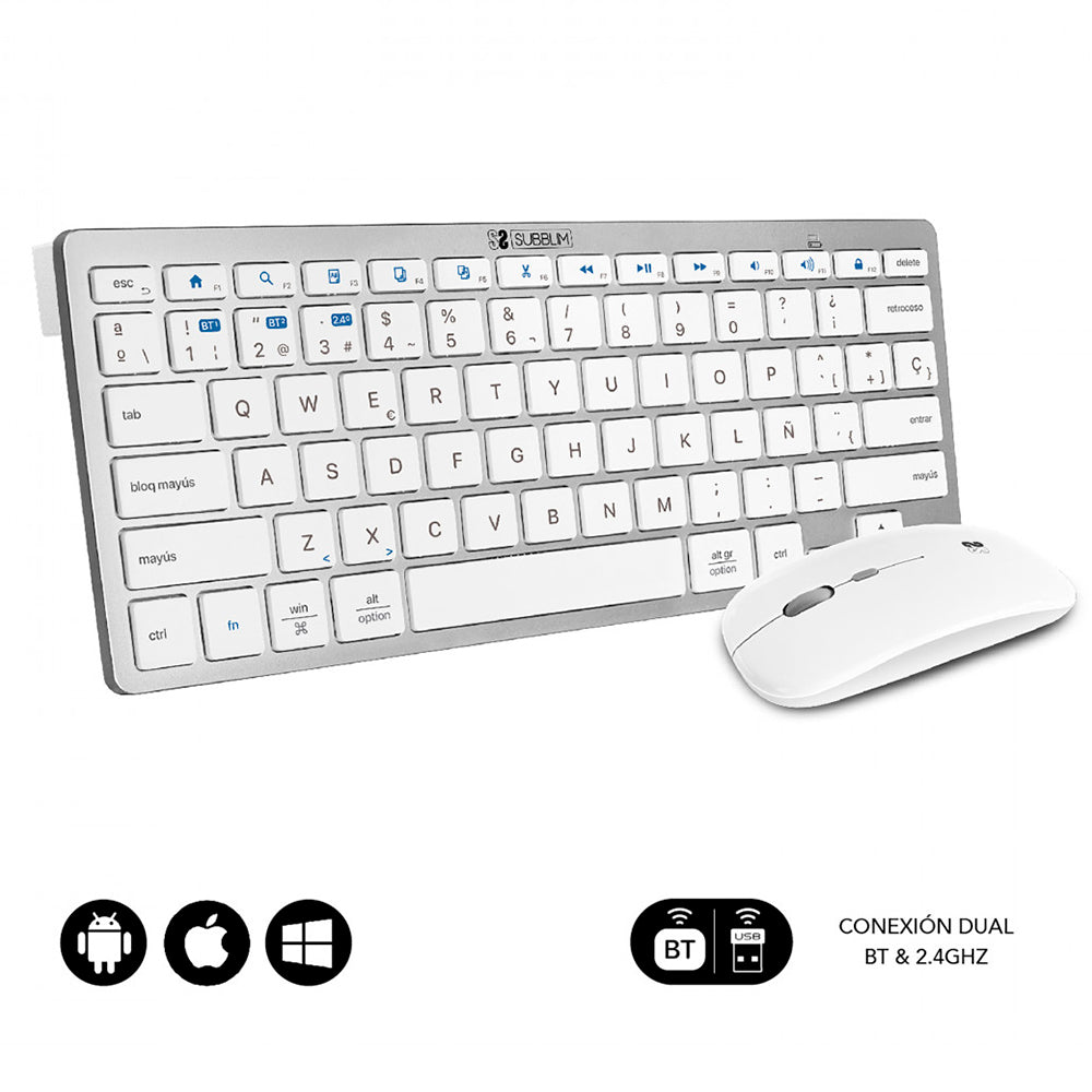 TECLADO+RATON SUBBLIM SUBKBC-OCO010