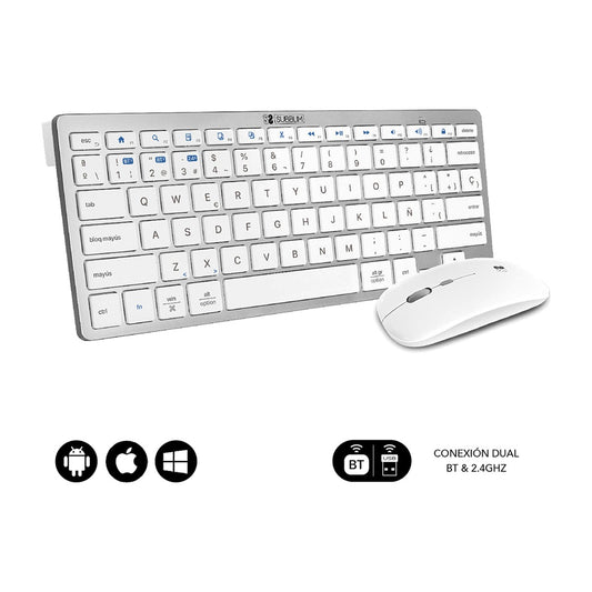 TECLADO+RATON SUBBLIM SUBKBC-OCO010