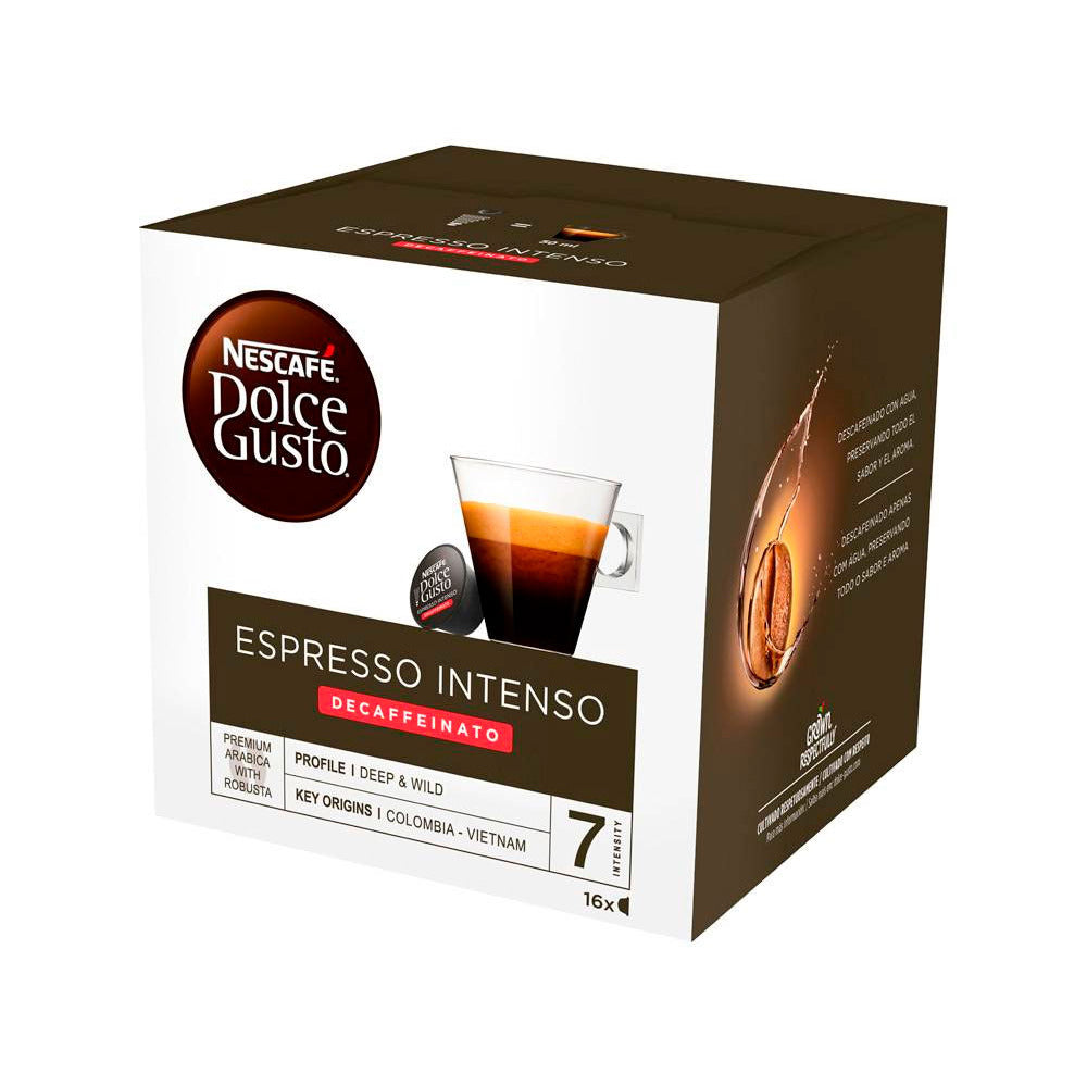 CAPSULAS NESTLE INTENSO DESCAFEINADO 16C