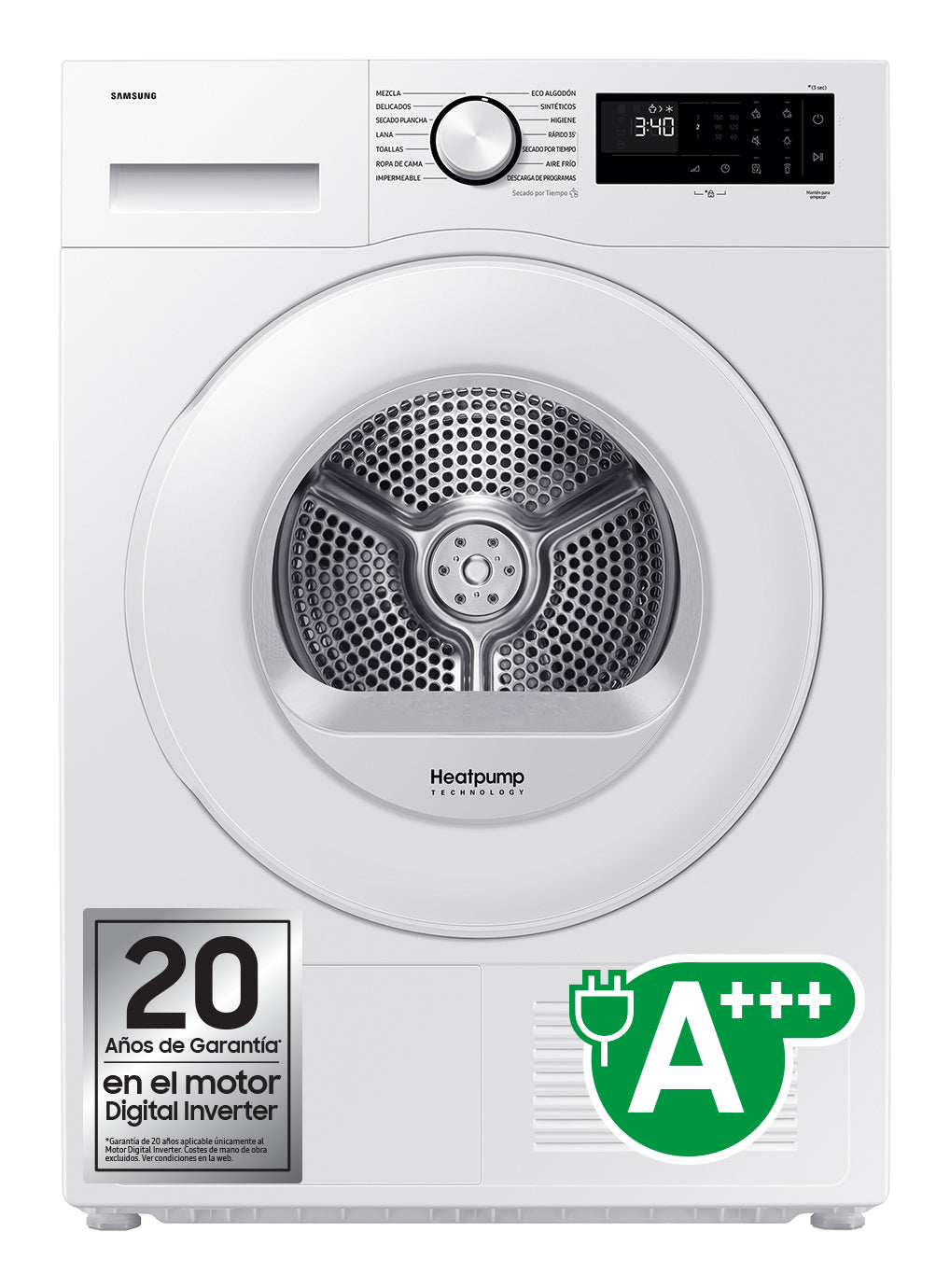 SECADORA SAMSUNG DV90DG52A0TEEC C 9KG --