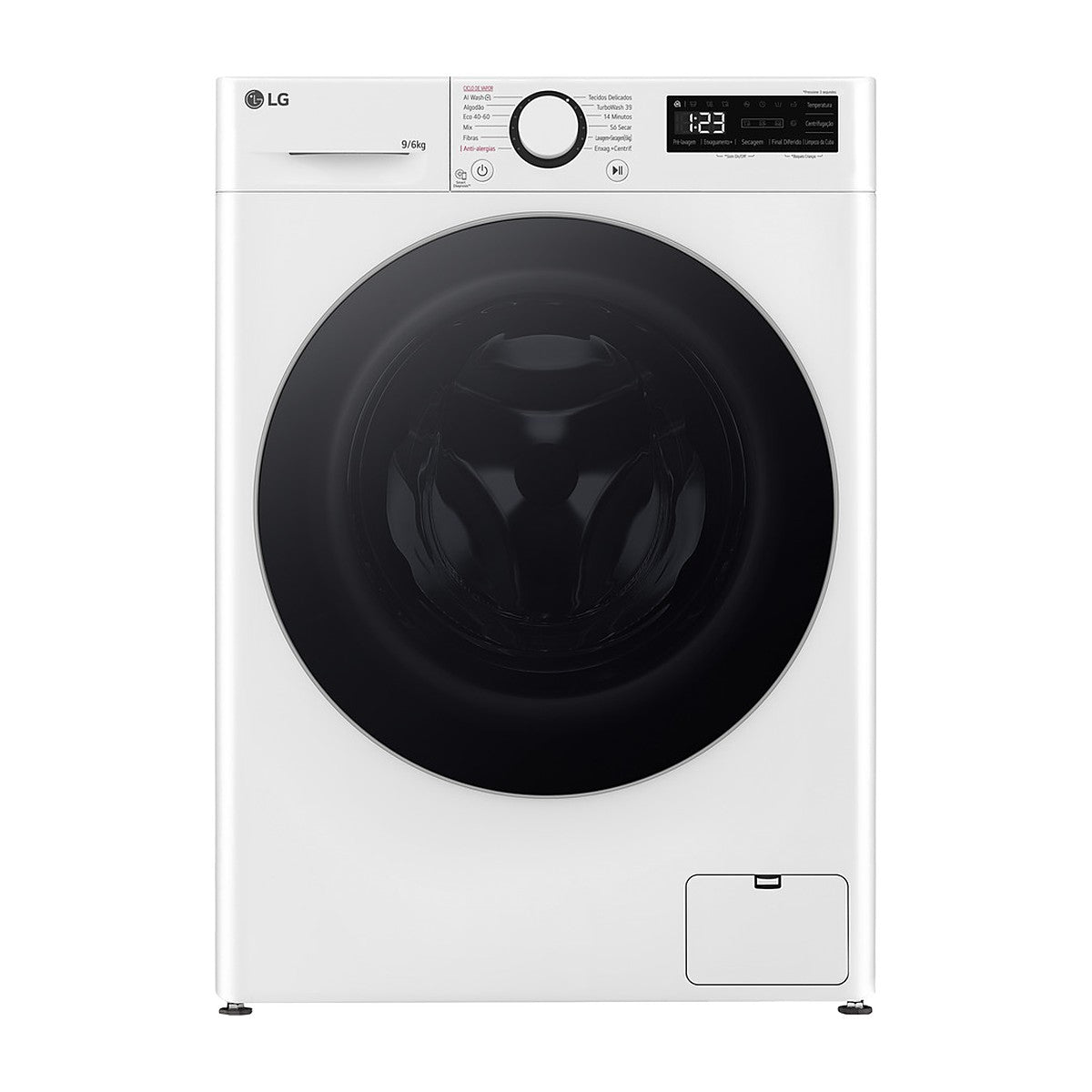 LAVADORA LG F4DR6009A1W A/D 9-6KG 1400RP