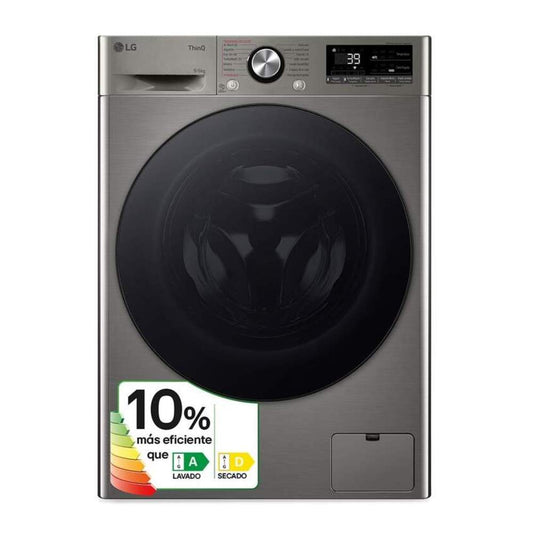 LAVADORA LG F4DR7009AGS A/D 9/6KG 1400RP