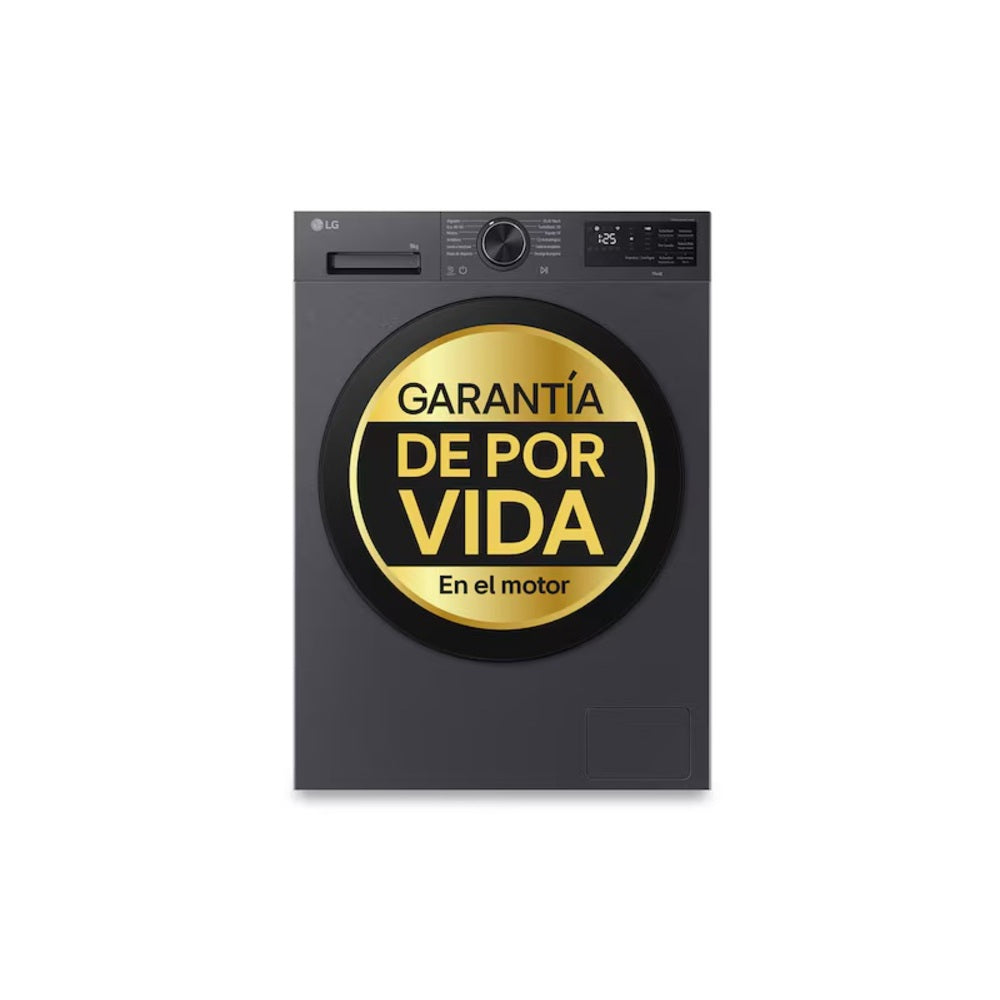 LAVADORA LG F4X5009TBB A 9KG 1400RPM