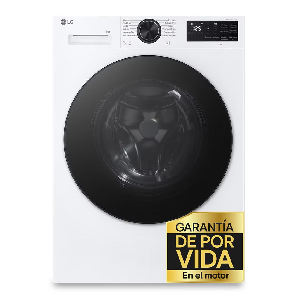 LAVADORA LG F4X5009TLB A 9KG 14000RPM