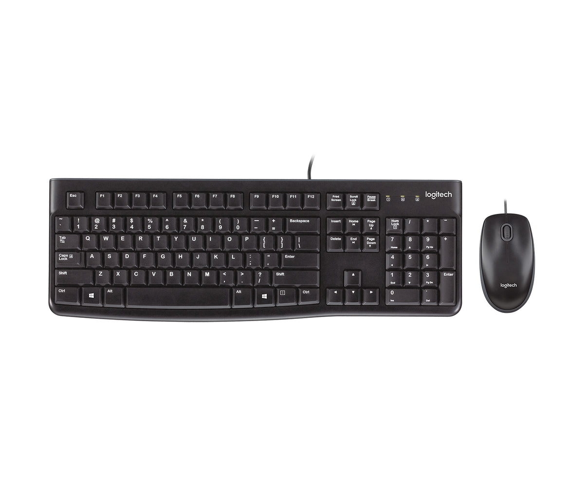 TECLADO+RATON LOGITECH MK120 USB NEGRO