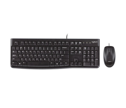 TECLADO+RATON LOGITECH MK120 USB NEGRO