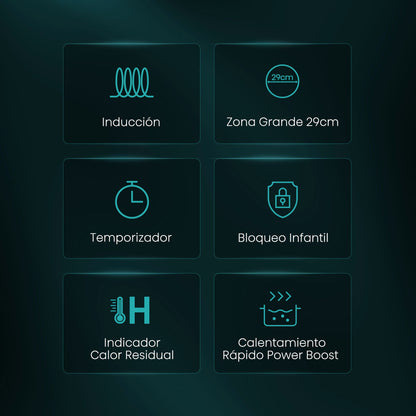 ENCIM HISENSE HI6311BSCE 3INDUCCION