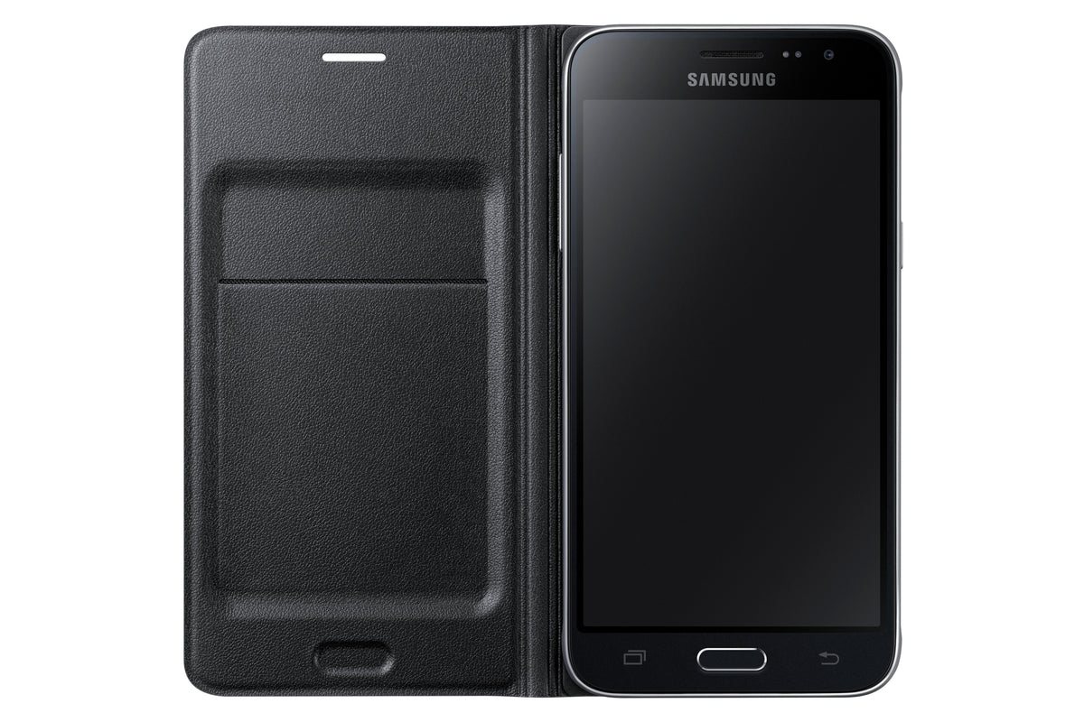 FUNDA MOVIL SAMSUNG FLIP COVER J3 NEGR