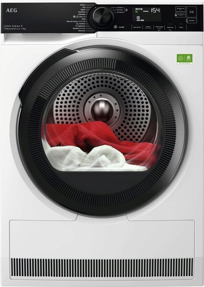 SECADORA AEG TR839T4PBCP B 9KG B.CALOR